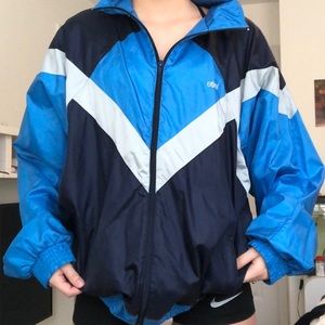 Vintage Tricolored Windbreaker Jacket